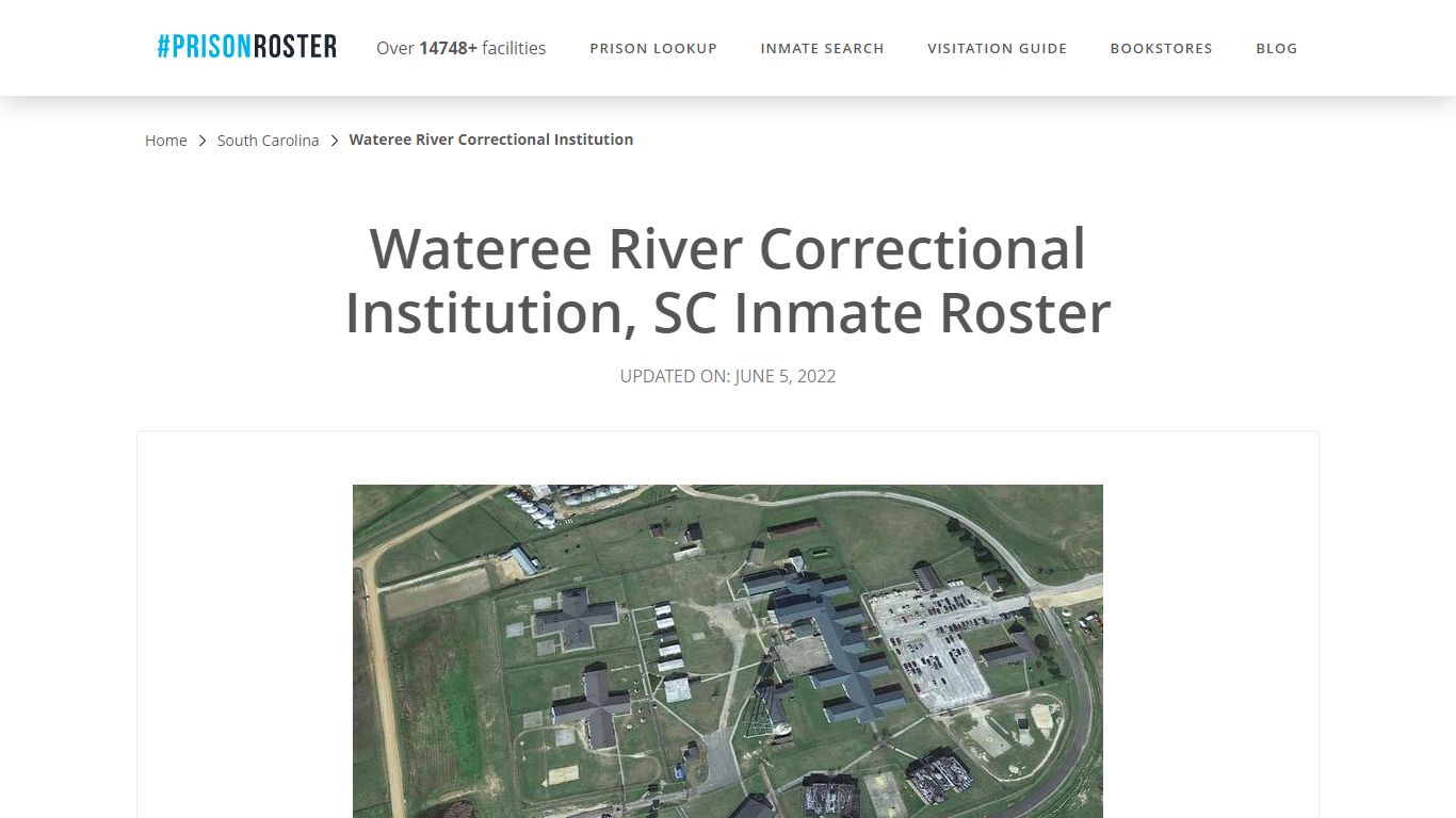 Wateree River Correctional Institution, SC Inmate Roster - Prisonroster